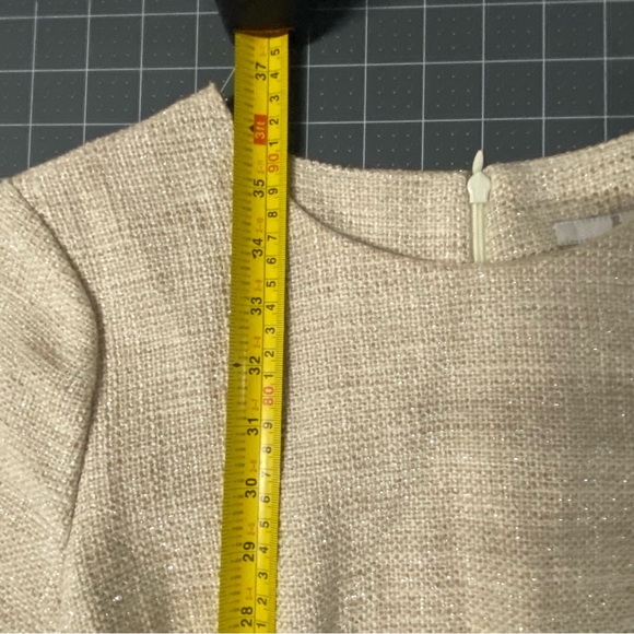 Boden Cream Textured Dress - Picture 9 of 9